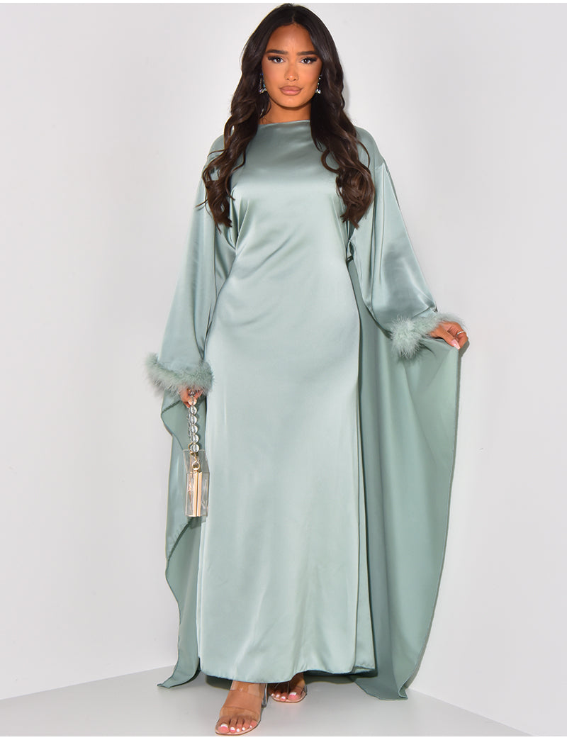 ABAYAS SATIN CAPE