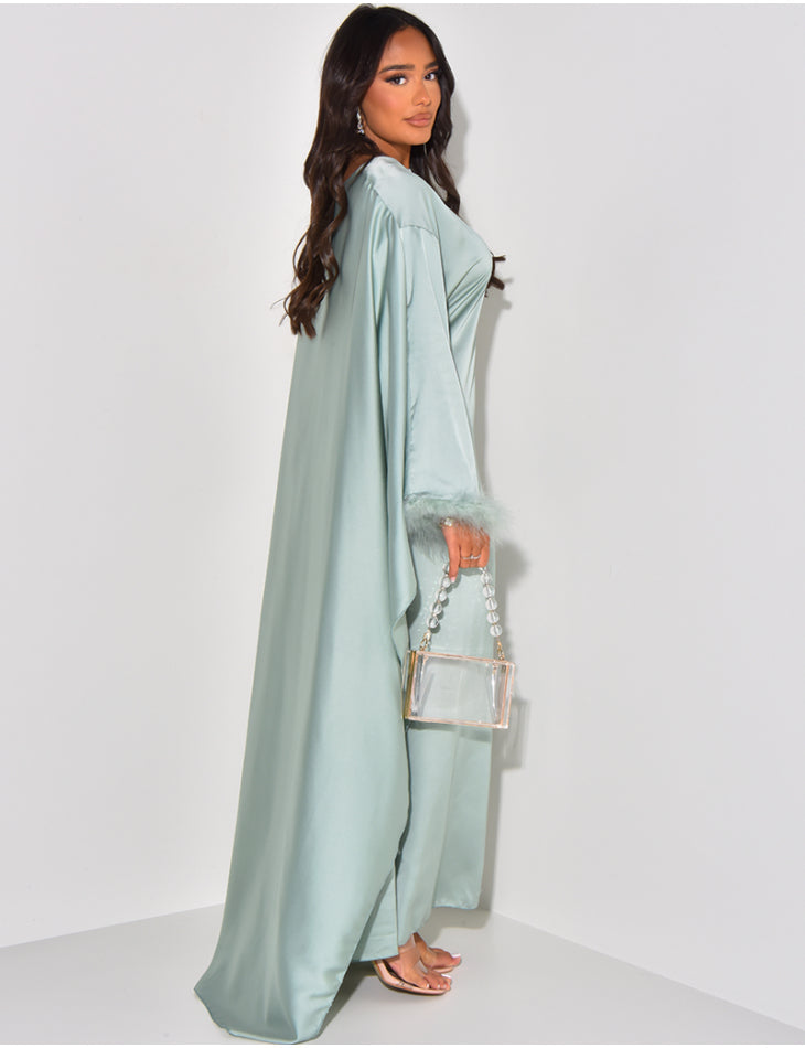 ABAYAS SATIN CAPE