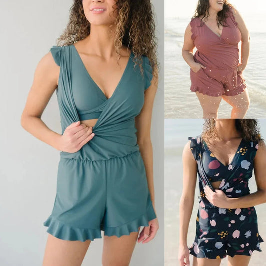 Swimsuit Romper With Built-in Bra (Get 50% OFF Only Today)