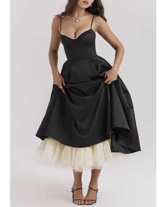 2024ss sexy Camisole Princess dress